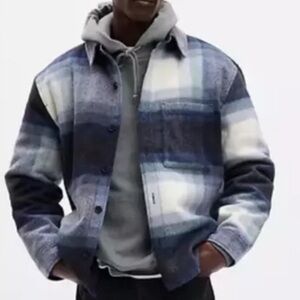 NWT $168 Gap Plaid Shirt Jacket